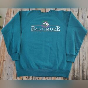 Vintage '90s Baltimore Maryland crewneck sweatshirt   made in USA